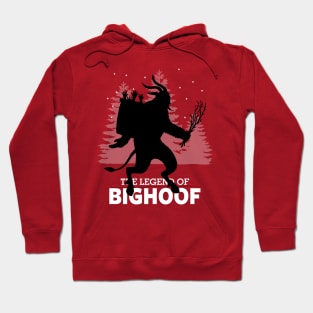 Bigfoof Funny Krampus Bigfoot Christmas Winter Sasquatch Hoodie